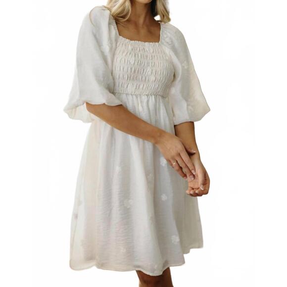 MIKAROSE Dresses & Skirts - NEW MIKAROSE scotlynn dress in macadamia